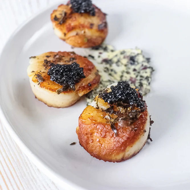 Atlantic Sea Scallops (1 lb, 10/20 ct) — Dry-Packed, Sushi-Grade - Image 3