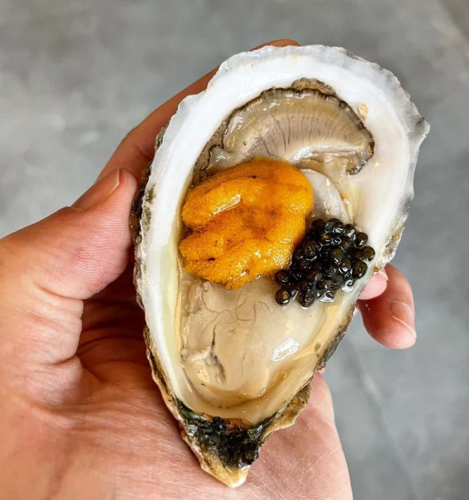 Maine Oyster, Caviar, & Uni Combo - Featured in Forbes Magazine - Image 2